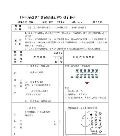 足球传接球初学技巧教案（以简单有趣的方法让你迅速掌握传接球技巧）