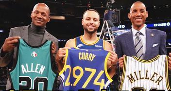 NBA2021三分球排行榜（探索当今NBA的三分狂人，他们的技巧、统计和竞争）