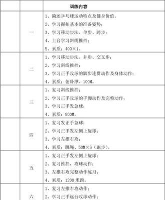 乒乓球教学实用技巧大揭秘（提高乒乓球技术的关键要点与实践方法）